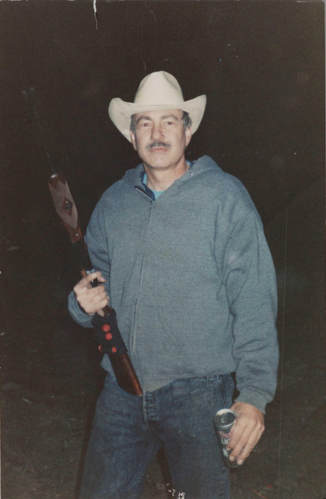 Robert Harmon in a cowboy hat