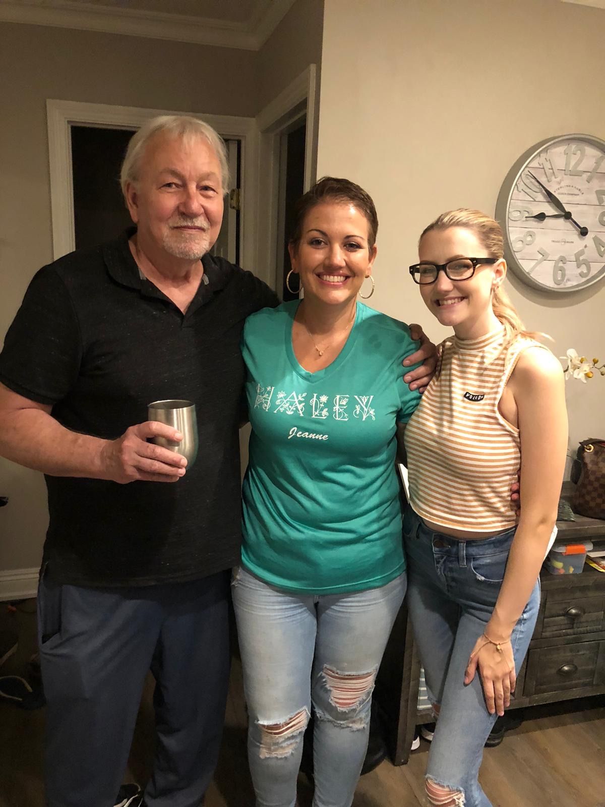 Robert with Haley and Emmalee