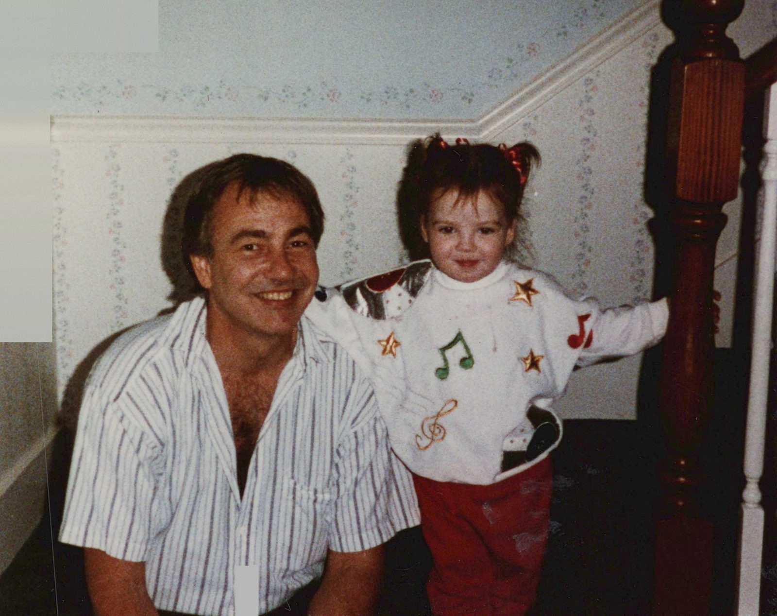 Robert Harmon with young Melonie